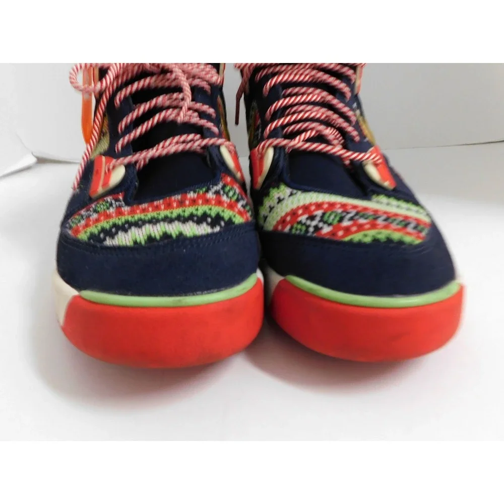 Nike Air Tech Challenge 3 QS Christmas Sweater Sneakers Shoes‎ Sz 10 827822-400